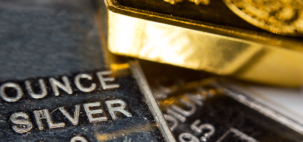 a silver and gold bar referring to how to trade CFDs on gold and silver