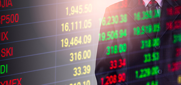 A trader navigating a Forex board adorned with dynamic numbers, illustrating the fast-paced world of the stock market. Decipher trends, make informed decisions.