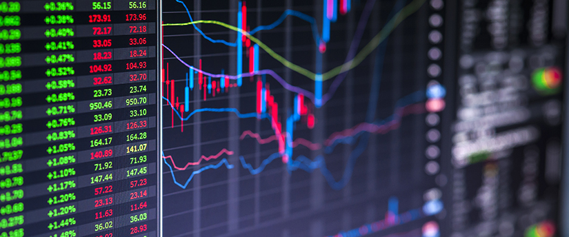a candlestick graph with some numbers on the left referring to what is equity online