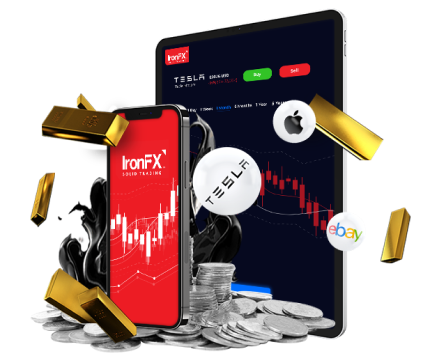 Trading platform for forex currencies, metals, stocks on mobile devices.