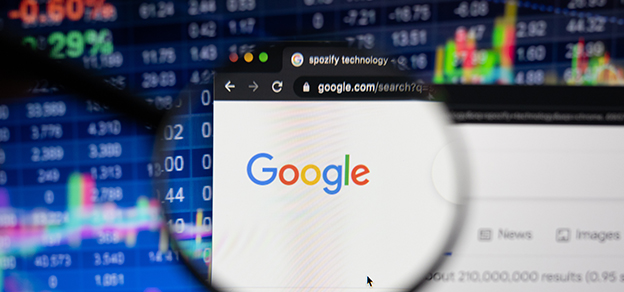Explore data-driven insights in a Chrome browser, revealing a stats board showcasing numbers and analytics. Navigate Google's information realm seamlessly.