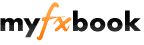myFXbook logo in a white background