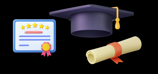 A graduation cap alongside a diploma embodies the successful completion and educational value of forex webinars.