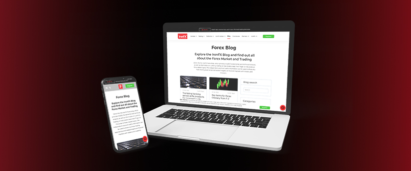 A laptop and a mobile with forex data are essential tools for staying updated on financial news.