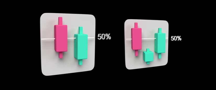 image with trading candlestick icons related to MT4 features and benefits