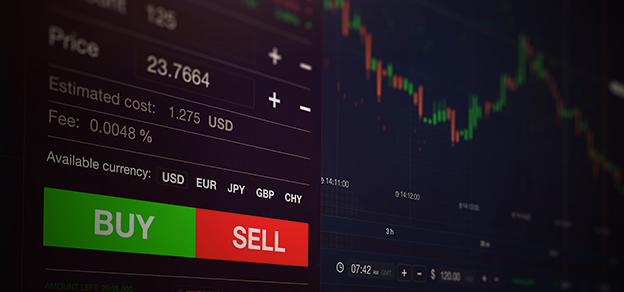Charts and "buy" and "sell" signs are at the heart of the forex market, guiding traders in their decision-making processes.