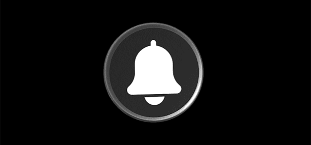 A spinning bell, a common feature in MetaTrader 4, signals important market events, offering traders real-time alerts and updates.