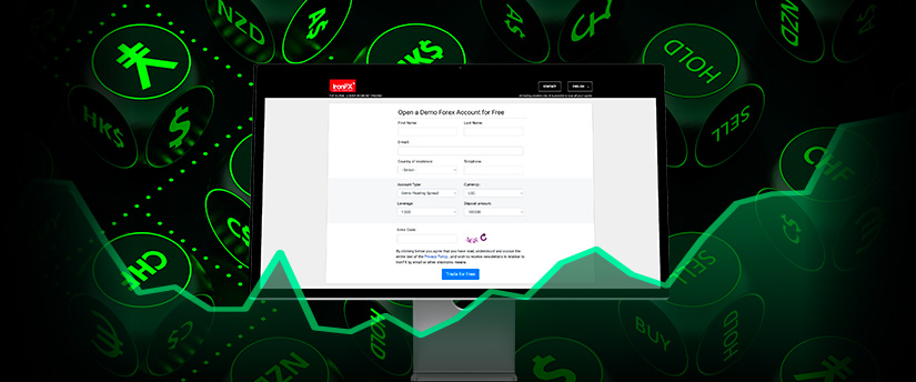 A monitor displaying data with various currencies in the background, illustrating financial analysis