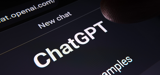 A user clicks on the ChatGPT interface, ready to engage in a conversation with the AI-powered chatbot.