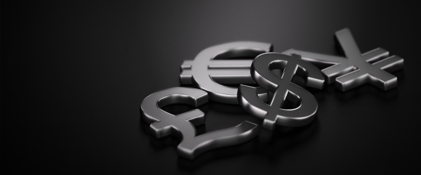 Dollar, yen, pound, and euro—representing the diverse world of currency pairs.