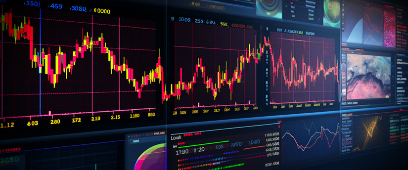 A board featuring forex spread data, illustrating key information for traders and investors.