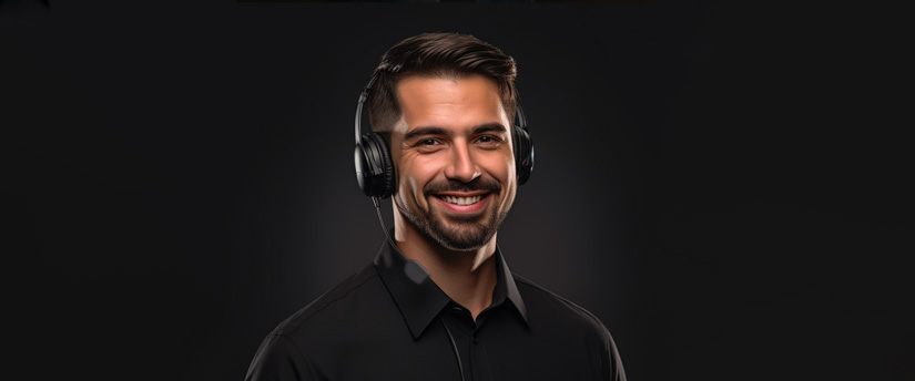 A representative symbolizing customer support at a forex broker, demonstrating the essential role of service in the trading industry.