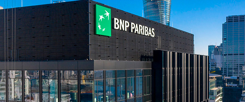 BNP Paribas bank building, a contemporary financial institution.
