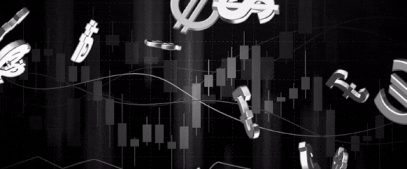various currencies falling like rain referring to trading and examples of CFD