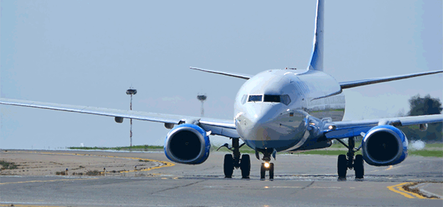 A majestic Boeing aircraft, emblematic of innovation and excellence in aviation, takes to the skies with confidence and grace.