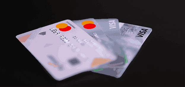 A pile of Visa credit cards, showcasing the ubiquity and convenience of electronic payments.