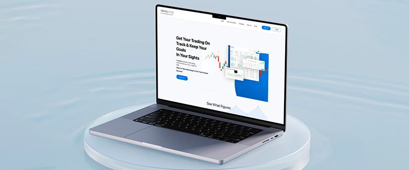 tradelytic brand, in website screen