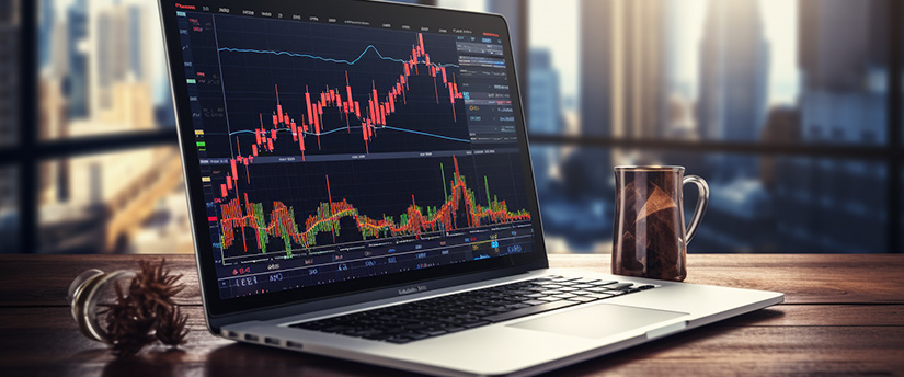 Un ordinateur portable affichant des conseils sur les opérations de change, guidant les traders sur la manière de gagner de l'argent grâce aux opérations de change.