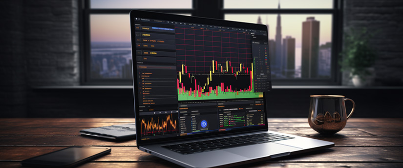 A trader monitors forex trading charts, seeking opportunities to make money through currency exchange.