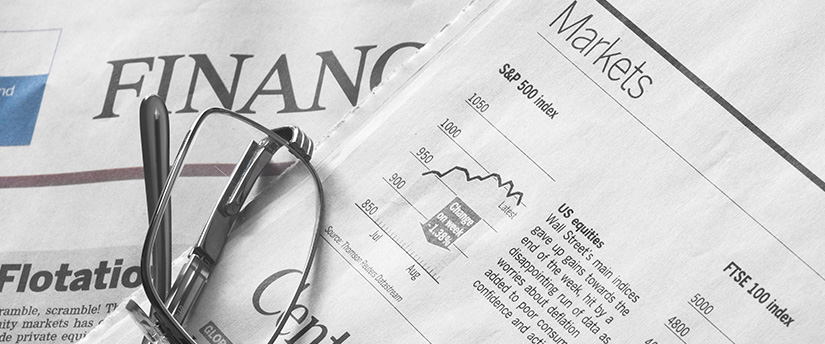 Financial news on a newspaper: Stay updated with trading strategies and breaking news in the financial world.