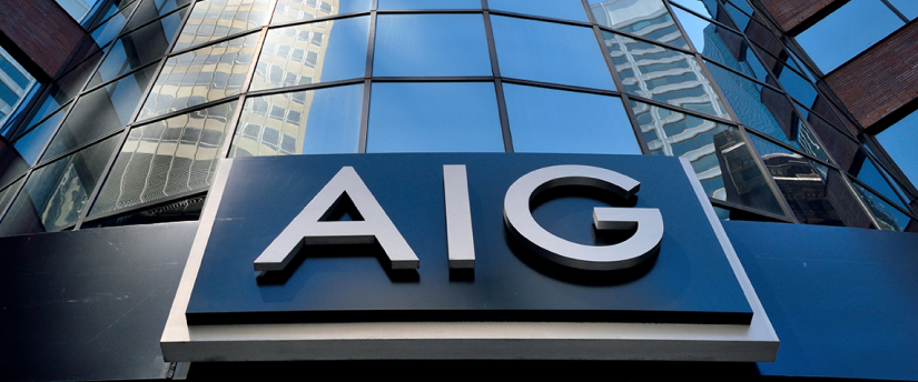 AIG building: A modern skyscraper towering high above the city skyline.
