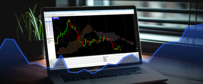 A screenshot of the MT4 online trading platform, widely used by traders.