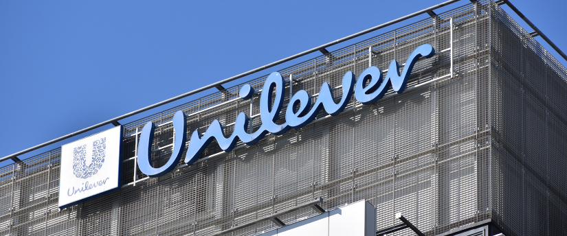 Unilever Logo Adorning a Towering Building, a Beacon of Sustainable Business and Global Impact.