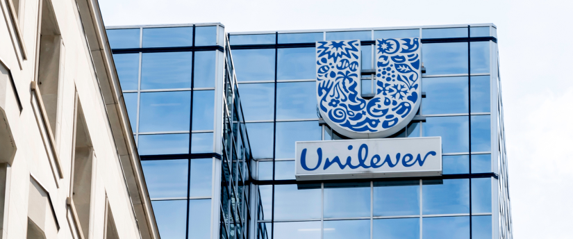 Unilever's Emblem Gracefully Displayed on a Corporate Facade, Symbolizing Commitment to Excellence and Sustainability.