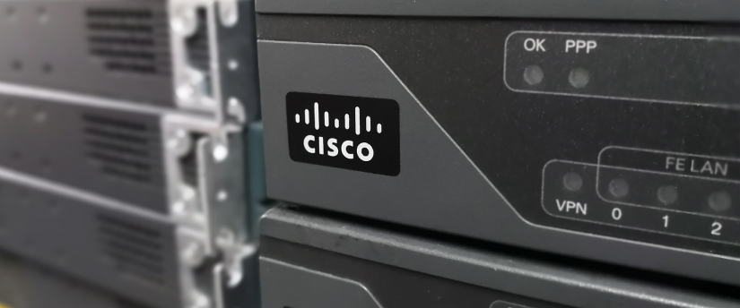 Cisco Switch with Logo: Symbolizing Reliable Network Connectivity and Innovation.