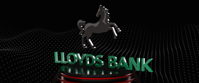 Black background with LLOY Bank logo