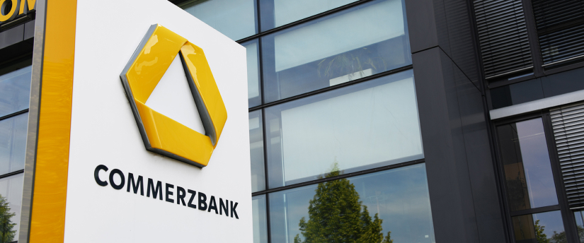 Commerzbank Logo Sign: Symbolizing Financial Services
