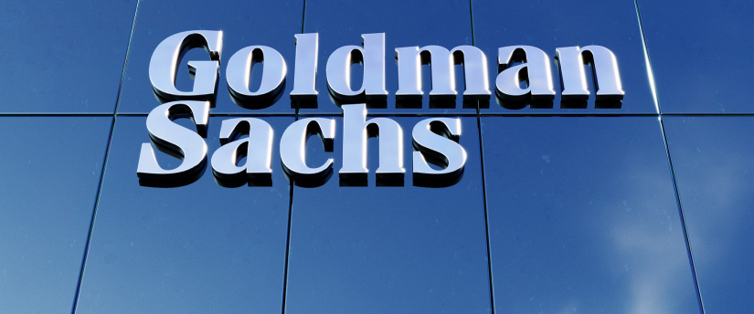 Goldman Sachs Logo on Building: Icon of Financial Power.