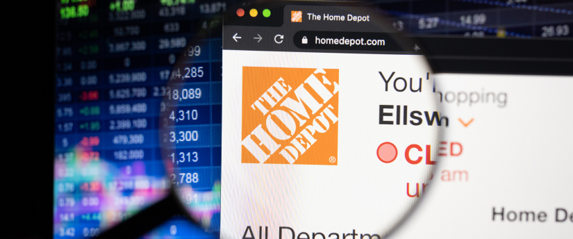 Home Depot stock price soars by more than 50% in a remarkable year of growth.