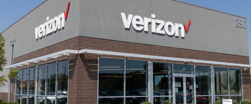 Verizon Wireless store in a parking lot: A modern store with the Verizon logo, offering wireless services and products.