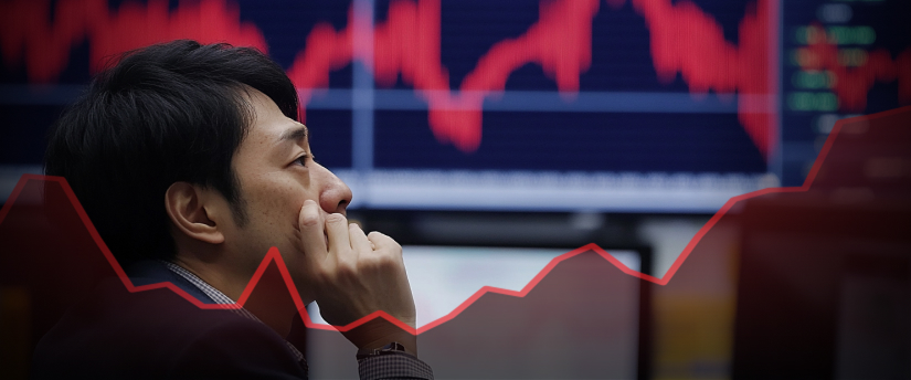 A graph illustrating Japan's stock market trends, highlighting a significant decline indicative of a bear market.