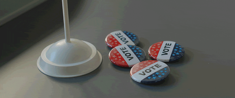 Kamala Harris promoting voter participation, with a focus on encouraging people to cast their votes