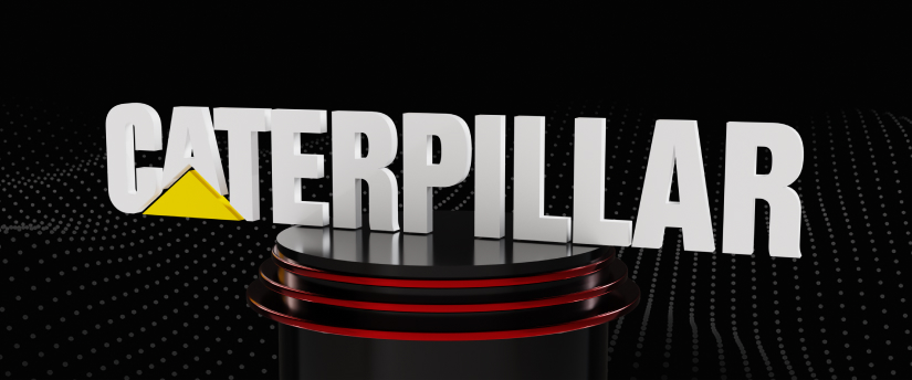 The new Caterpillar logo reflects a tribute to its heritage and stock perfomance, merging classic elements with a fresh, modern look.