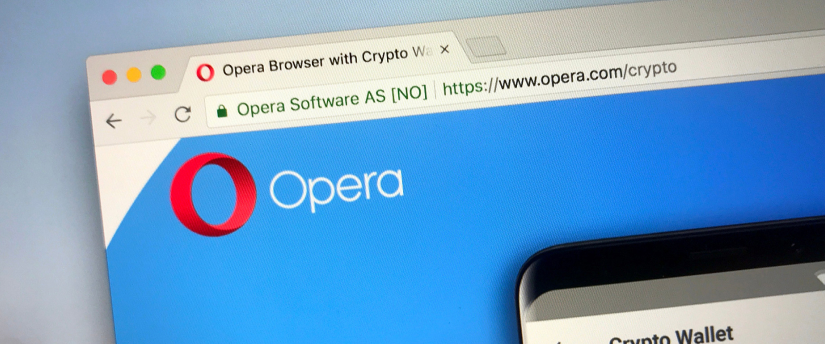 Visual representation of the Opera browser, highlighting its widespread use on both Android and iOS devices.