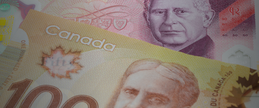 Canadian dollar displayed as the top-performing currency globally, highlighting its strength in the financial market.