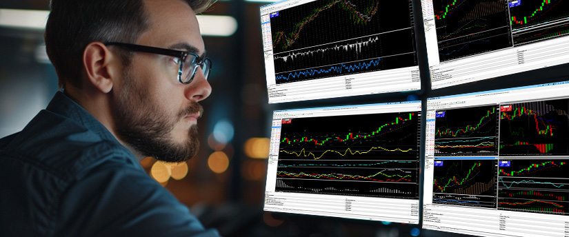 Trader reviewing trading results and statistics to build trading discipline and improve performance
